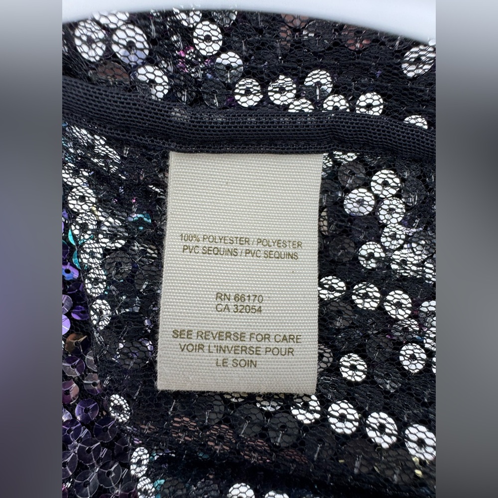 FREE PEOPLE Intimately Psychedelic Sequin Slip Dress Women’s Size Medium - Picture 6 of 8